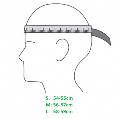 Helmet size chart